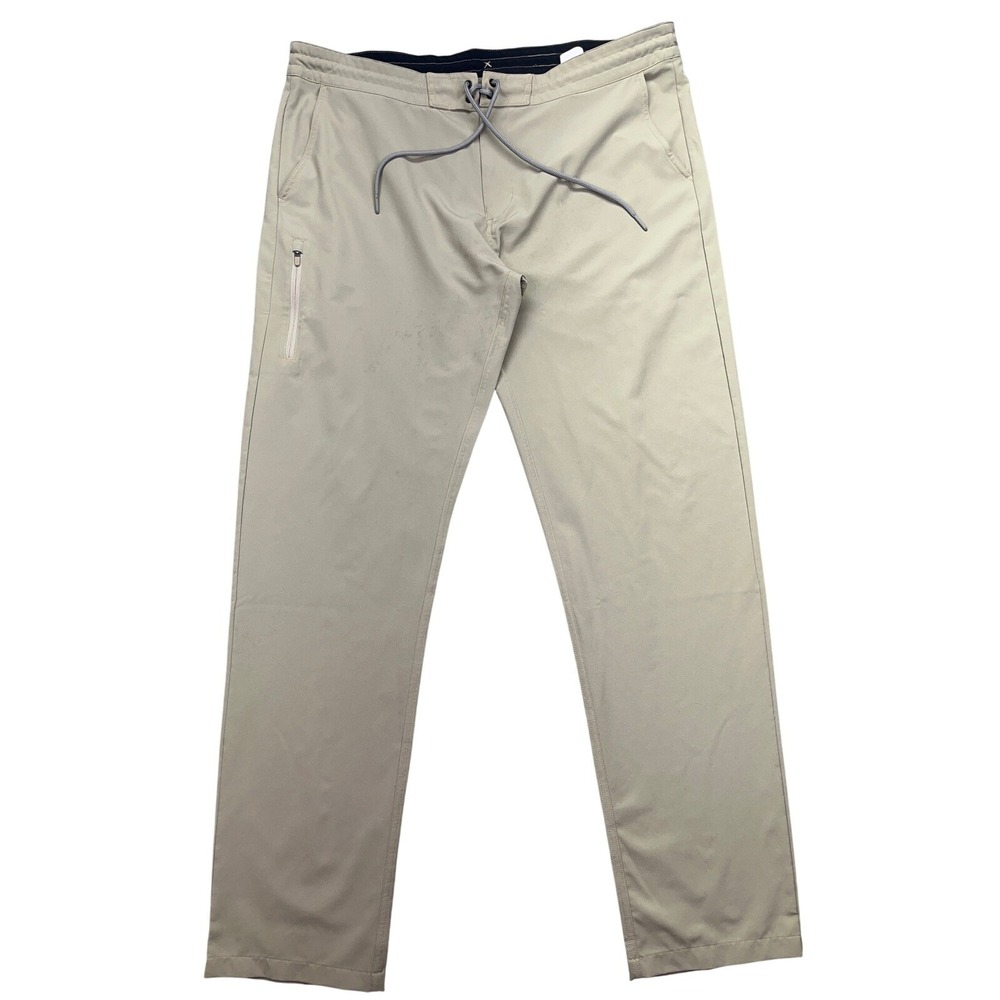 Anetik Performance‎ Pants Lightweight Travel Hiking Drawstring Sz 38 Fits 38"